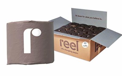 Reel, Toilet Paper, Tree-Free, 100% Bamboo Bath Tissue (Box of 24 Rolls)