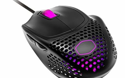 Cooler Master MM720 Black Matte Lightweight Gaming Mouse with Ultraweave Cable, 16000 DPI Optical Sensor, RGB and Unique Claw Grip Shape