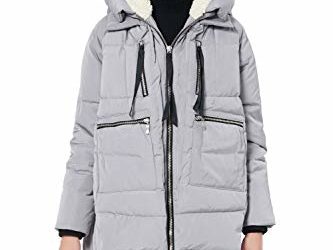 Orolay Women's Thickened Down Jacket (XL, Gray)