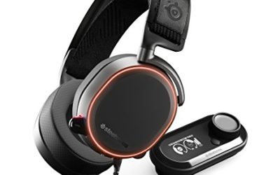 SteelSeries Arctis Pro + GameDAC Wired Gaming Headset – Certified Hi-Res Audio – Dedicated DAC and Amp – for PS4 and PC – Black