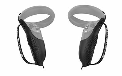 AMVR Touch Controller Grip Cover for Oculus Quest, Quest 2 or Rift S Anti-Throw Handle Protective Sleeve