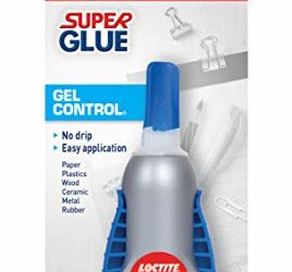 Loctite Super Glue Gel Control, 4 Gram Bottle (1364076), Clear, Single