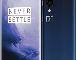 OnePlus 7 Pro GM1925, 8GB RAM + 256GB Memory, Sprint + GSM LTE Unlocked – Nebula Blue.