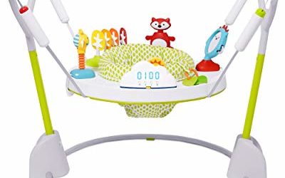 Skip Hop Baby Jumper: Jumpscape Fold-Away Jumper with Bounce Counter, Explore & More