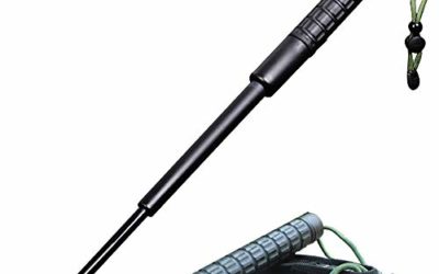 Telescopic Stick, Self Defense Telescopic Stick, Multifunctional Collapsibl Telescopic Stick with Lanyard for Girl Woman Adult