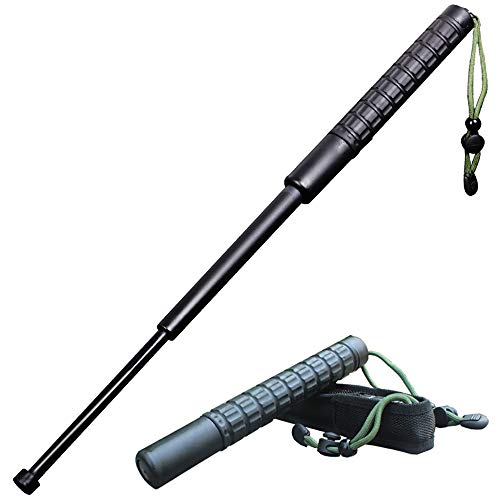 Telescopic Stick, Self Defense Telescopic Stick, Multifunctional Collapsibl Telescopic Stick with Lanyard for Girl Woman Adult