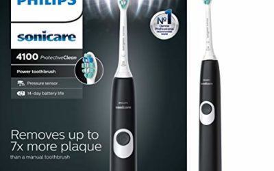 Philips Sonicare HX6810/50 ProtectiveClean 4100 Rechargeable Electric Toothbrush, Black