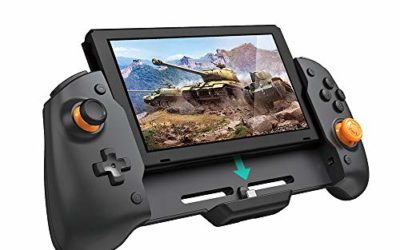 Wireless Controller for Nintendo Switch, Ergonomic Controller for Nintendo Switch with Gravity Induction of Six-Axis Gyroscope, Double Motor Vibration and Screen Capture Button