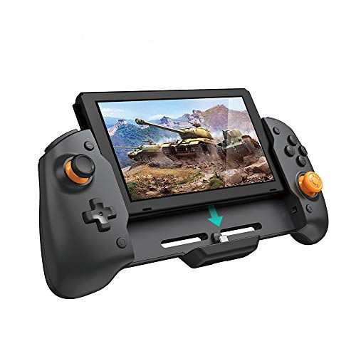 Wireless Controller for Nintendo Switch, Ergonomic Controller for Nintendo Switch with Gravity Induction of Six-Axis Gyroscope, Double Motor Vibration and Screen Capture Button