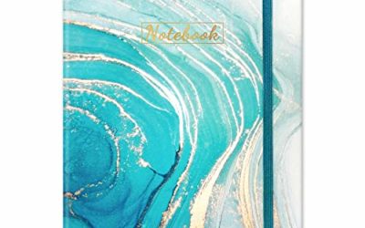 Ruled Notebook/Journal – Lined Journal, 8.25" X 5.5", Hardcover, Page mark, Thick Back Pocket, Lay Flat 360&deg; to Write Easy with Premium Paper, Ruled Journal, Perfect for School, Office & Home