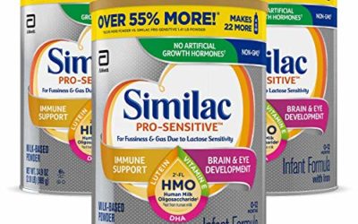 Similac Pro-Sensitive Non-GMO Infant Formula with Iron, with 2’-FL HMO, for Immune Support, Baby Formula, Powder, 34.9 oz, 3 Count (One-Month Supply)