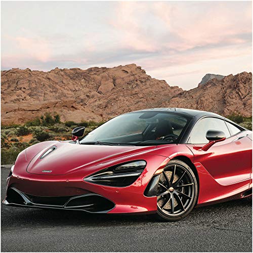 Exotic Cars – 2021 Lightweight Wall Calendars by Yellofinch – 10.5 x 18.25” (Open) – The Need for Speed