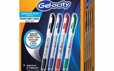 BIC Gel-ocity Smooth Stic Gel Pen, Fine Point (0.5mm), Assorted Business Colors – Box of 36 Assorted Gel Stick Pens