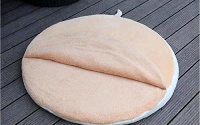 N / A Cute Dorayaki Pet Bed Four Seasons General Kennel Shiba Inu Kennel Mat Short Plush Cat Dog Sleeping Pad Comfortable Pet Nest-Apricot_85x8cm_China