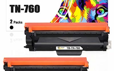 Toner Bank Compatible Toner Cartridge Replacement for Brother TN760 TN-760 TN730 TN-730 for Brother MFC-L2710DW HL-L2350DW HL-L2395DW DCP-L2550DW HL-L2370DW HL-L2390DW MFC-L2750DW Toner(Black, 2-Pack)