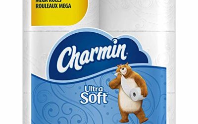 Charmin Ultra Soft Mega Roll Toilet Paper, Mega, 24 Count, 5 Pack