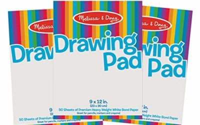 Melissa & Doug Drawing Paper Pad Bundle (3 Pack)