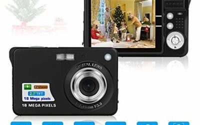 HD Mini Digital Cameras for Kids Teens Beginners,Point and Shoot Digital Video Cameras-Travel,Camping,Gift