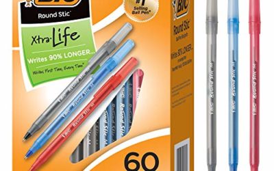 BIC Ballpoint Pen, Assorted Colors, 60 Pack
