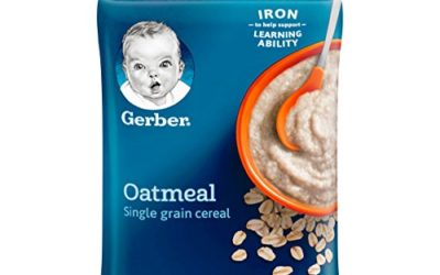Gerber Single-Grain Oatmeal Baby Cereal, 8 Ounces (Pack of 6)