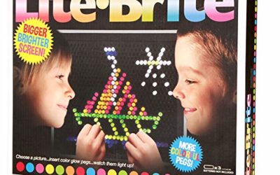 Basic Fun Lite-Brite Ultimate Classic Retro Toy, Gift for Girls and Boys, Ages 4+, Multicolor
