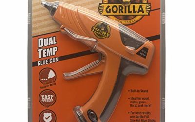 Gorilla 100426 Full-Size Hot Glue Gun, Orange