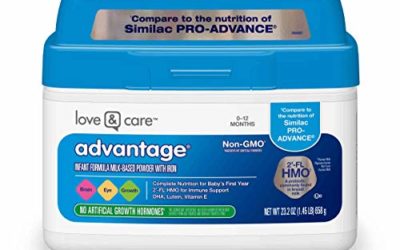 Love & Care Advantage Non-GMO* Infant Formula Milk-Based Powder with Iron, 23.2 Ounce