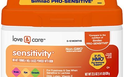 Love & Care Sensitivity Non-GMO* Infant Formula Powder With Iron, Reduced Lactose, 22.5 Ounce