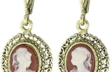 1928 Jewelry Vintage-Inspired Escapade Carnelian Drop Earrings