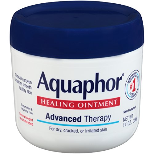 Aquaphor Healing Ointment – Moisturizing Skin Protectant for Dry Cracked Hands, Heels and Elbows, Use After Hand Washing – 14 Oz Jar