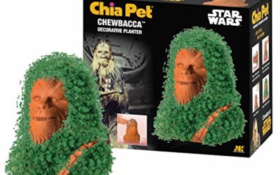 Chia CP430-01 Pet Star Wars Chewbacca with Seed Pack Decorative Pottery Planter, Easy to Do and Fun to Grow