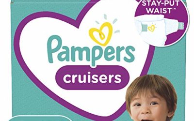 Diapers Size 5, 128 Count – Pampers Cruisers Disposable Baby Diapers, ONE MONTH SUPPLY (Packaging May Vary)