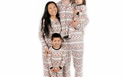 Burt's Bees Baby, Family Jammies, Matching Holiday Pajamas, Organic Cotton PJs, Bold Fair Isle, Toddler & Kids, 4T