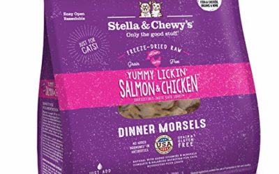 Stella & Chewy's Freeze-Dried Raw Sea-Licious Salmon & Cod Dinner Morsels Grain-Free Cat Food, 8 oz bag