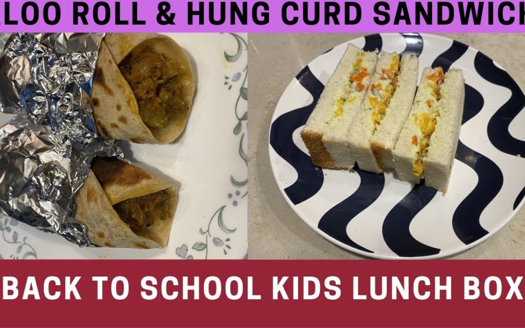 Back To School KIDS Lunch Recipes| Aloo roll|Hung Curd Sandwich|Tamil|#anuvinulagam