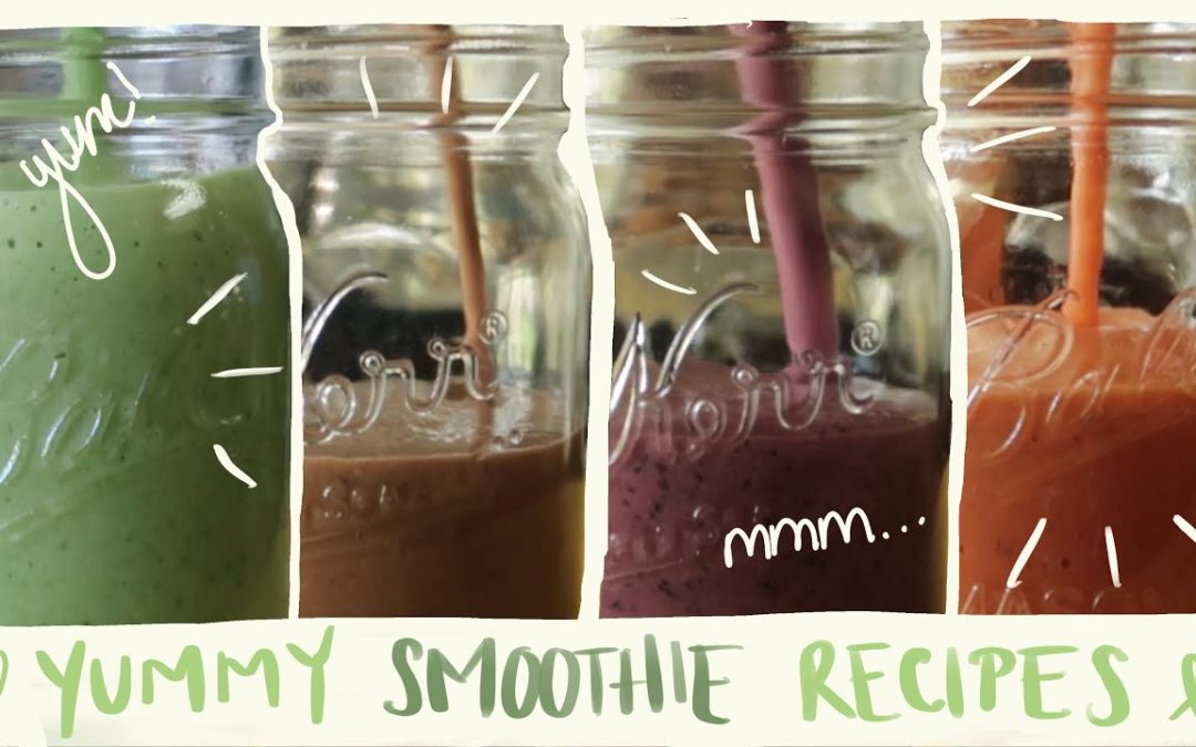 delicious fruit smoothie recipes (perfect for back to school) 🍓🍌