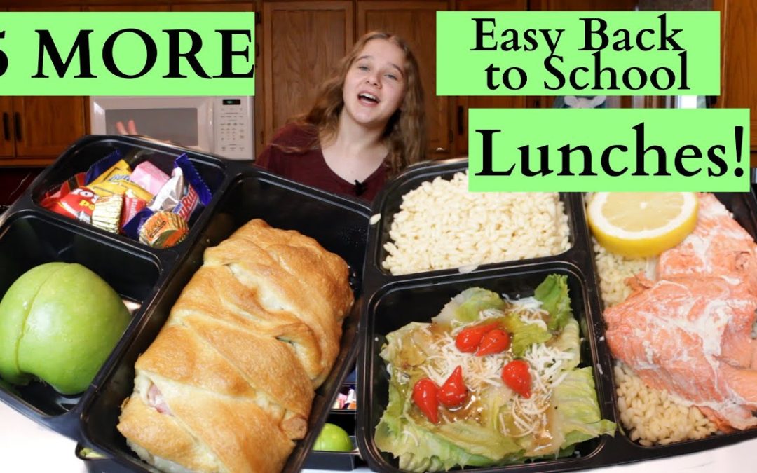 5 MORE Easy Back to School Lunches! Bento Lunch Recipes!