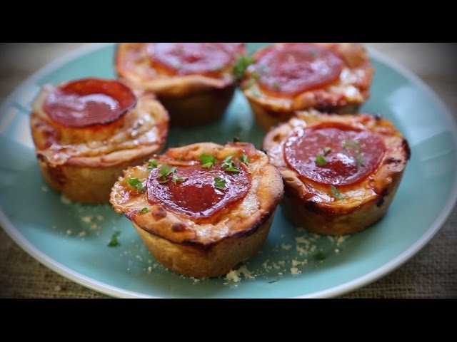 How to Make Easy Pepperoni Pizza Muffins | Back to School Recipes | Allrecipes.com