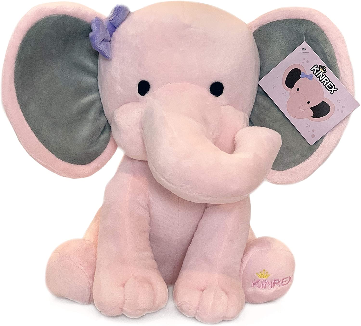 black elephant stuffed animal