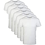 Gildan Men’s Crew T-Shirts, Multipack, White (6-Pack), X-Large