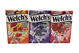 Welchs Singles To Go Variety! Strawberry Peach, Cherry Pomegranate & Grape (Pack Of 6)