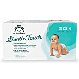 Amazon Brand – Mama Bear Gentle Touch Diapers, Hypoallergenic, Size 4, 148 Count (4 packs of 37)