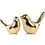 FANTESTICRYAN Small Animal Statues Home Decor Modern Style Gold Decorative Ornaments for Living Room, Bedroom, Office Desktop, Cabinets