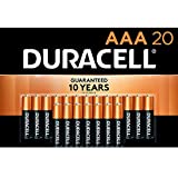 Duracell – CopperTop AAA Alkaline Batteries – Long Lasting, All-Purpose Triple A Battery for Household and Business – 20 Count