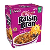 Kellogg’s Raisin Bran, Breakfast Cereal, Original, Excellent Source of Fiber, 76.5 oz Box (2 Bags)