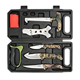 MOSSY OAK Hunting Field Dressing Kit – Portable Butcher Game Processor Set (8-piece)