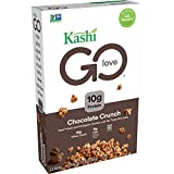 Kashi GO Breakfast Cereal, Vegan Protein, Fiber Cereal, Chocolate Crunch, 12.2oz Box (1 Box)