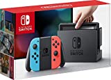 Nintendo Switch 32GB Console Video Games w/ 32GB Memory Card | Neon Red/Neon Blue Joy-Con | 1080p Resolution | 802.11ac WiFi | HDMI | Surround Sound | IR Motion Camera