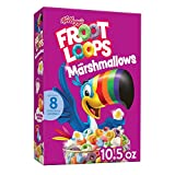 Kellogg’s Froot Loops Breakfast Cereal with Marshmallows, Fruit Flavored, Breakfast Snacks with Vitamin C, Original with Marshmallows, 10.5oz Box (1 Box)