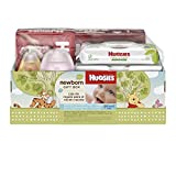 Huggies Newborn Gift Box – Little Snugglers Diapers (Size Newborn 24 Ct & Size 1 32 Ct), Natural Care Unscented Baby Wipes (96 Ct Total), and Johnson’s Shampoo & Baby Lotion (Packaging May Vary)
